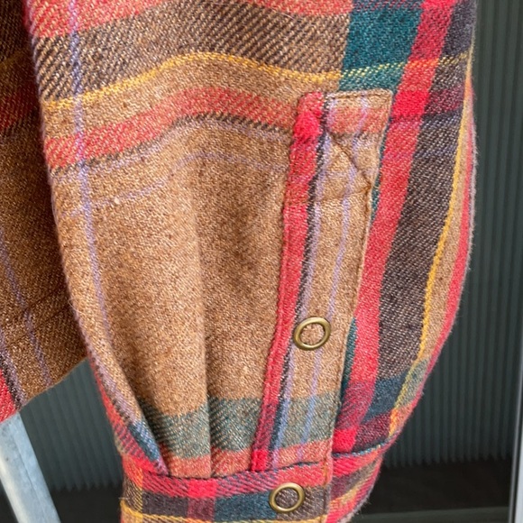 Toad & Co Flannel zipped hooded top - Picture 4 of 7